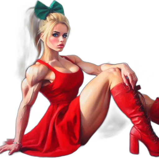 dress, shoes, fantasy art, photorealistic transparent PNG cut-out