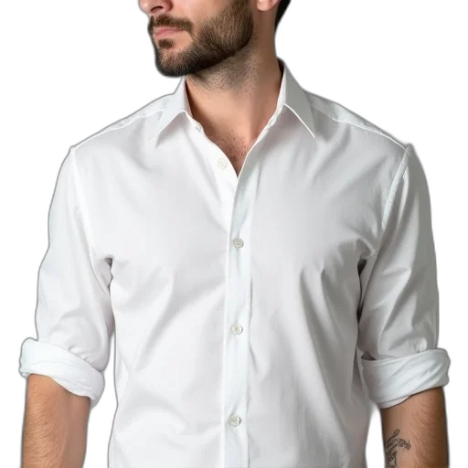 jacket, staff, dress, photorealistic transparent PNG cut-out