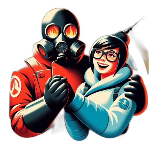 jacket, mask, concept art, comic book art transparent PNG cut-out