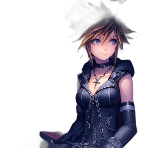 dress, sword, staff, crown transparent PNG cut-out