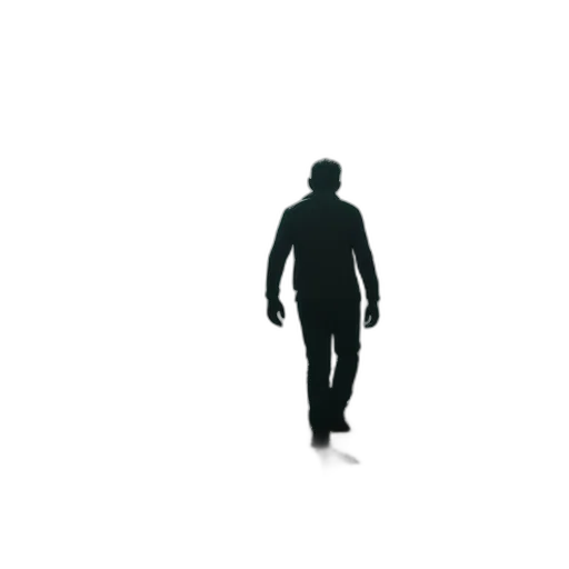 robot, jacket, creature, staff transparent PNG cut-out