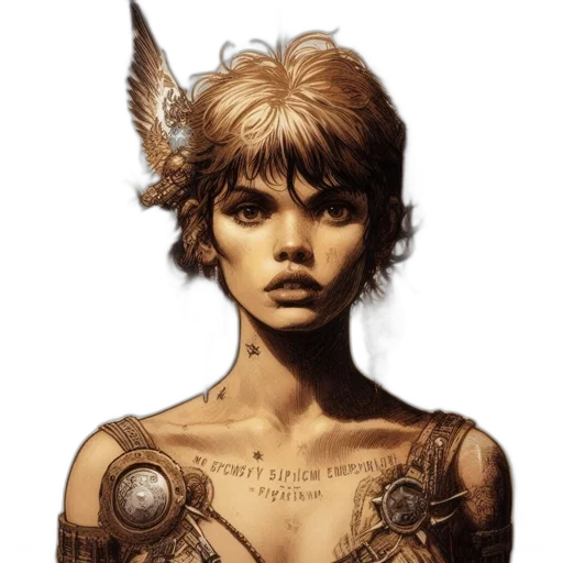 face, jewelry, weapon, dragon transparent PNG cut-out