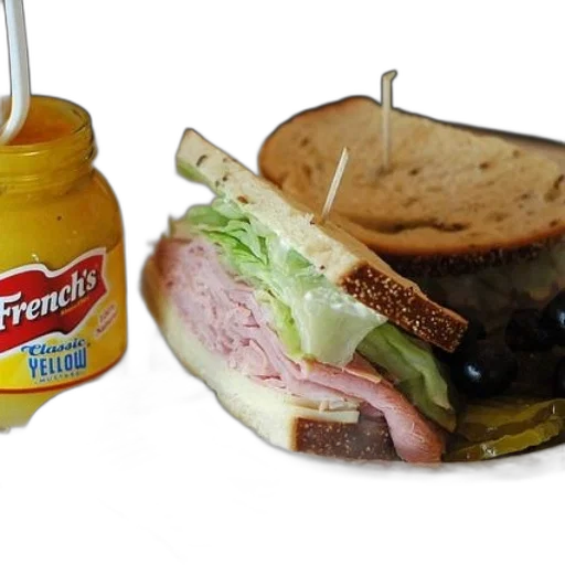 food, 3d render, photorealistic, sandwich transparent PNG cut-out
