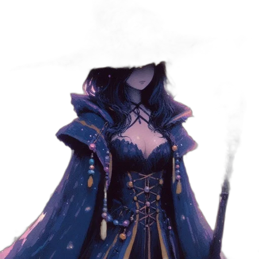 dress, sword, staff, jacket transparent PNG cut-out