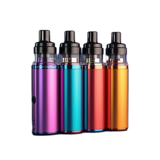 bottle, colorful, electronic, vaporizer transparent PNG cut-out