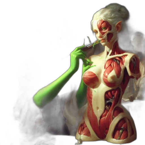 dress, concept art, fantasy art, comic book art transparent PNG cut-out