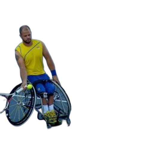 male, tennis, player, wheelchair transparent PNG cut-out