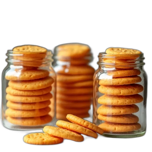 food, golden, three, jars transparent PNG cut-out
