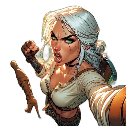 staff, comic book art, fantasy art, concept art transparent PNG cut-out