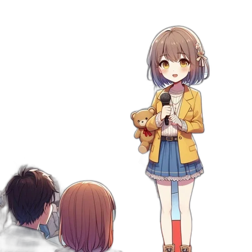 jacket, staff, weapon, dress transparent PNG cut-out