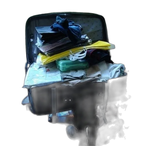 robot, jacket, car, hat transparent PNG cut-out
