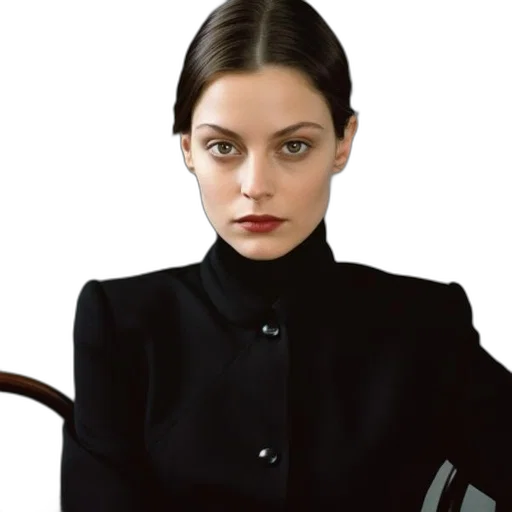 jacket, staff, face, jewelry transparent PNG cut-out