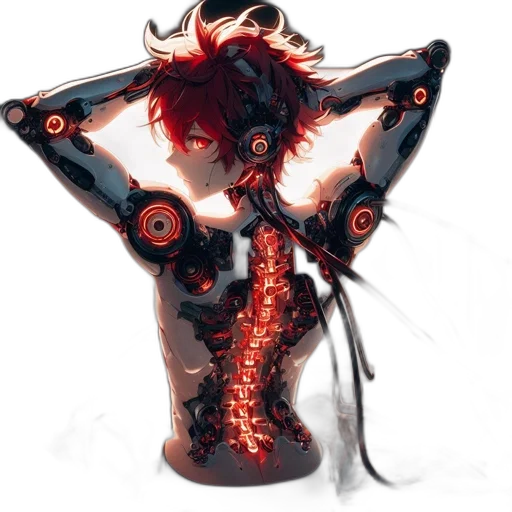 robot, weapon, mask, crown transparent PNG cut-out