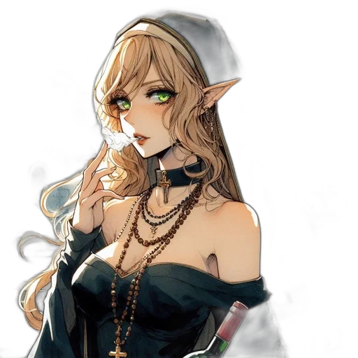 staff, dress, mask, jewelry transparent PNG cut-out