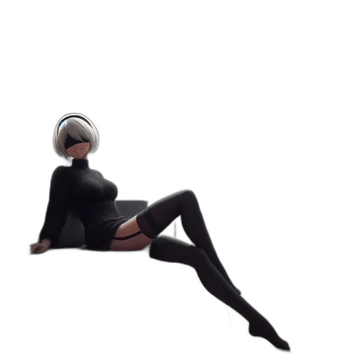 robot, staff, creature, dress transparent PNG cut-out