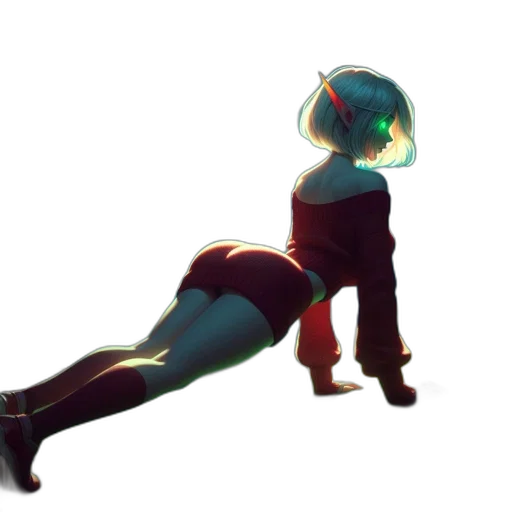 robot, staff, hat, creature transparent PNG cut-out