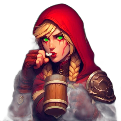 staff, face, weapon, fantasy art transparent PNG cut-out