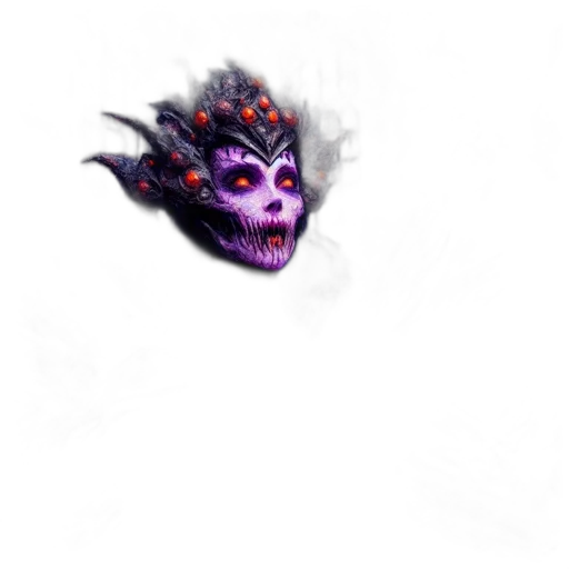 mask, face, creature, staff transparent PNG cut-out