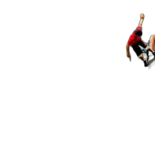 pixel art, 3d render, outer space, skateboarders transparent PNG cut-out