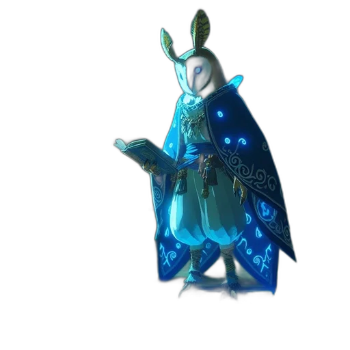 staff, mask, dragon, creature transparent PNG cut-out