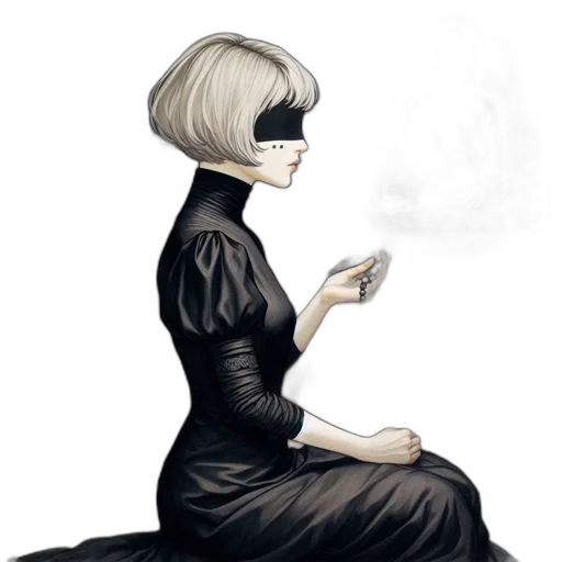 mask, dress, staff, face transparent PNG cut-out