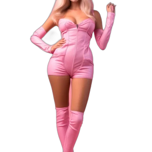 dress, 3d render, concept art, cartoon transparent PNG cut-out