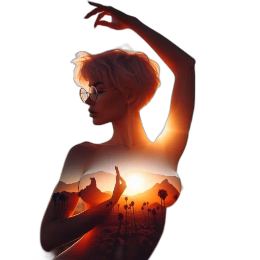 dress, mask, concept art, fantasy art transparent PNG cut-out