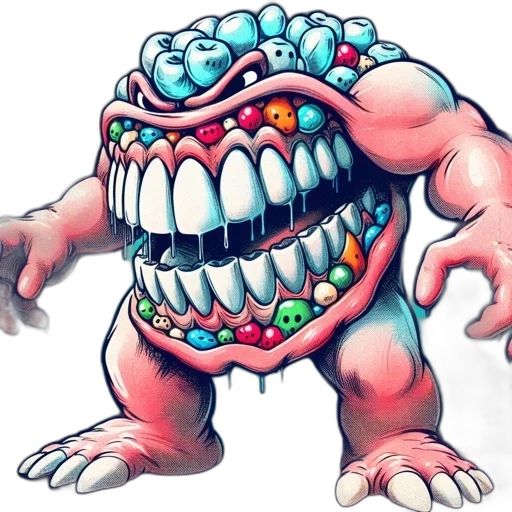 creature, concept art, 3d render, pixel art transparent PNG cut-out