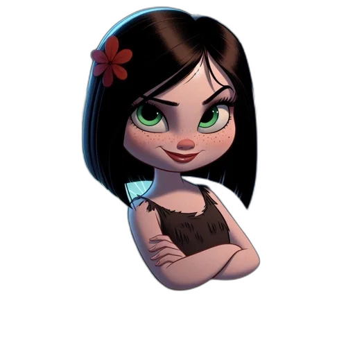 jewelry, dress, face, cartoon transparent PNG cut-out