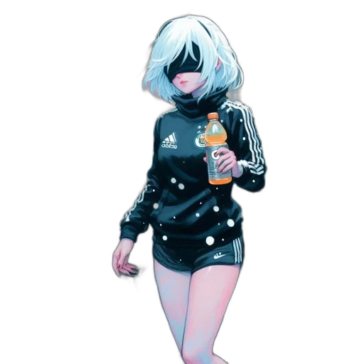 jacket, dress, bottle, robot transparent PNG cut-out