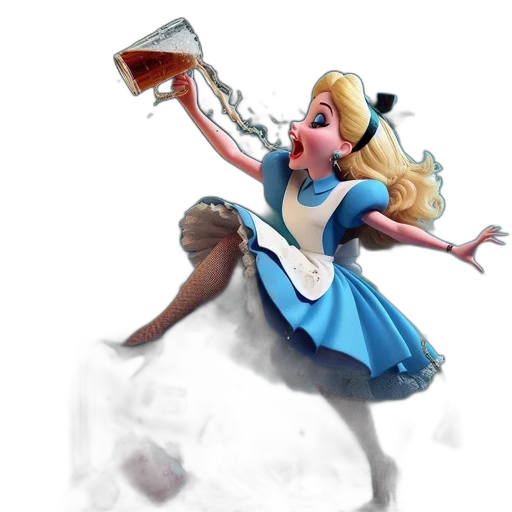 dress, staff, concept art, 3d render transparent PNG cut-out