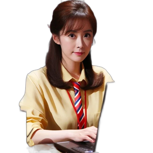 staff, face, photorealistic, oil painting transparent PNG cut-out