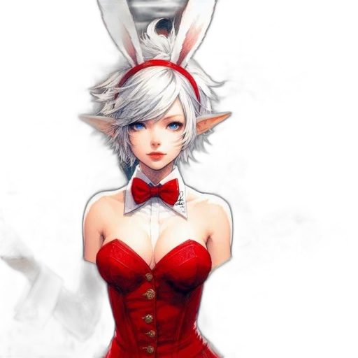 dress, mask, staff, fantasy art transparent PNG cut-out