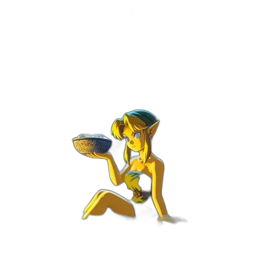 robot, staff, weapon, creature transparent PNG cut-out