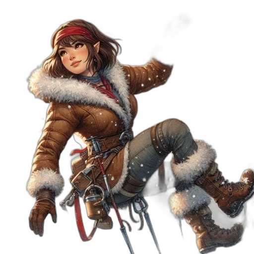 jacket, staff, weapon, concept art transparent PNG cut-out
