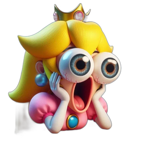 crown, 3d render, concept art, animated transparent PNG cut-out