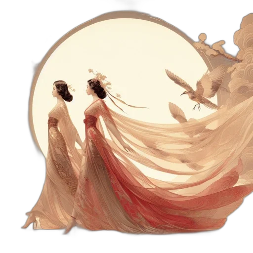 dress, concept art, fantasy art, watercolor transparent PNG cut-out