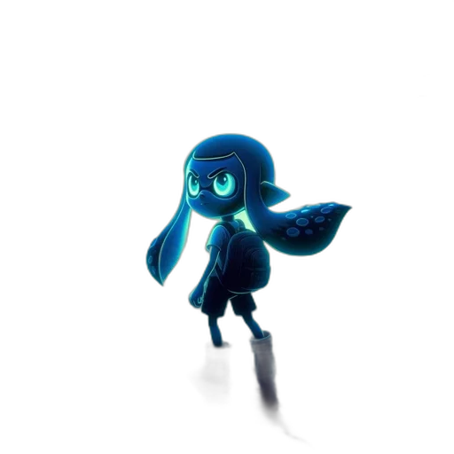 robot, staff, creature, hair transparent PNG cut-out