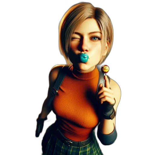 staff, mask, face, 3d render transparent PNG cut-out