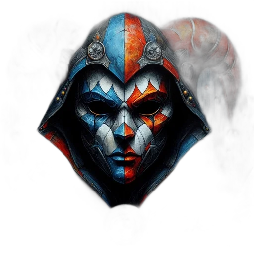 mask, face, concept art, fantasy art transparent PNG cut-out