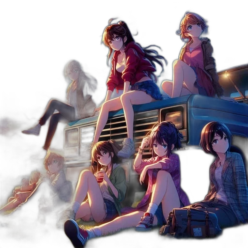 concept art, anime, fantasy art, comic book art transparent PNG cut-out