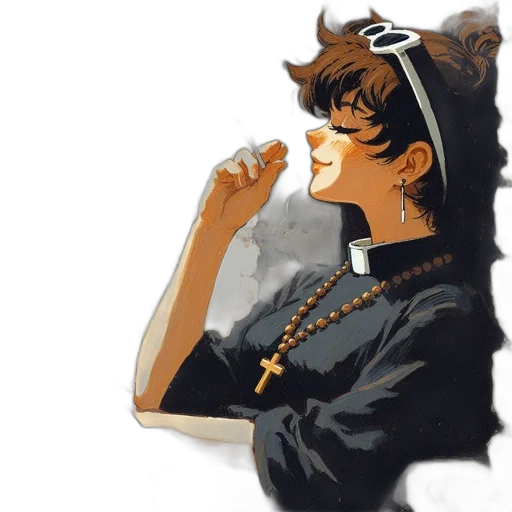 jacket, jewelry, anime, concept art transparent PNG cut-out