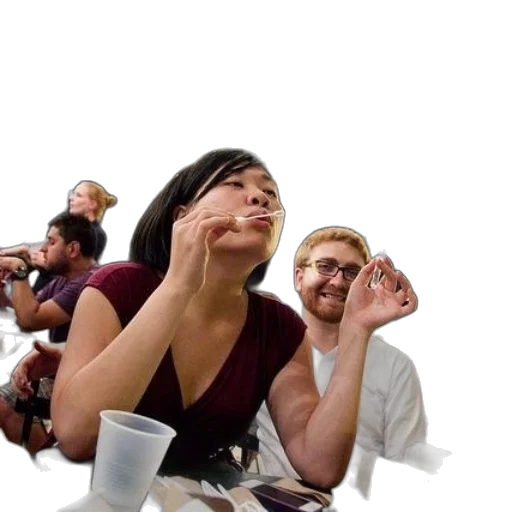 staff, food, face, concept art transparent PNG cut-out