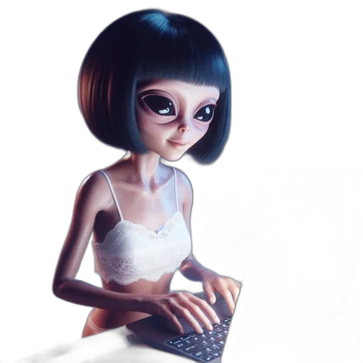 robot, dress, jewelry, concept art transparent PNG cut-out