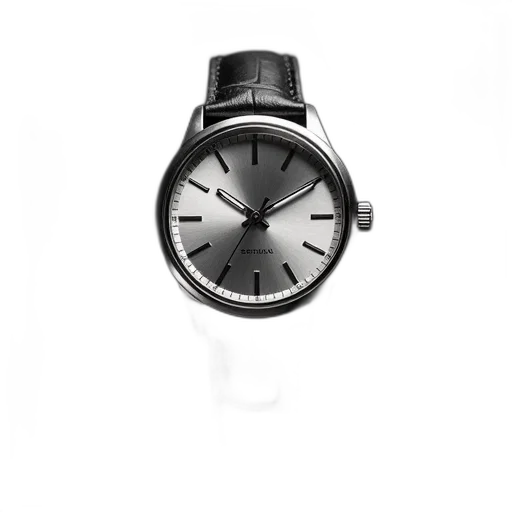 jewelry, monochrome, silver, wristwatch transparent PNG cut-out