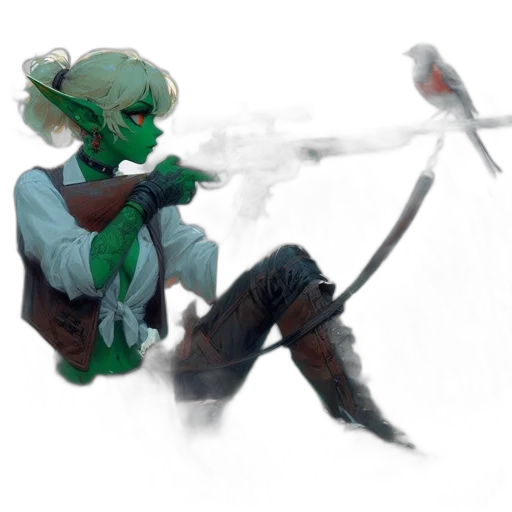 weapon, staff, sword, creature transparent PNG cut-out