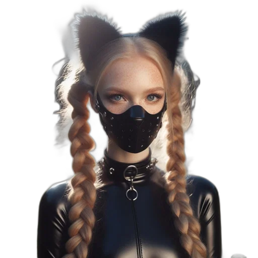 mask, face, animal, hair transparent PNG cut-out