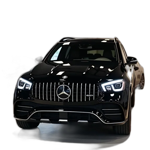 car, 3d render, photorealistic, black transparent PNG cut-out