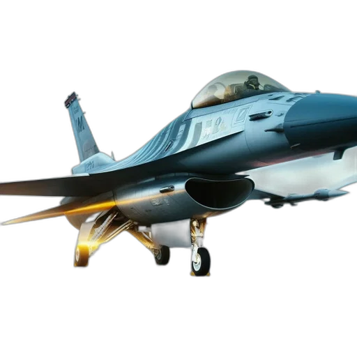 3d render, agile, fighter, jet transparent PNG cut-out