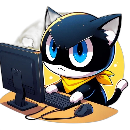 staff, pixel art, anime, 3d render transparent PNG cut-out